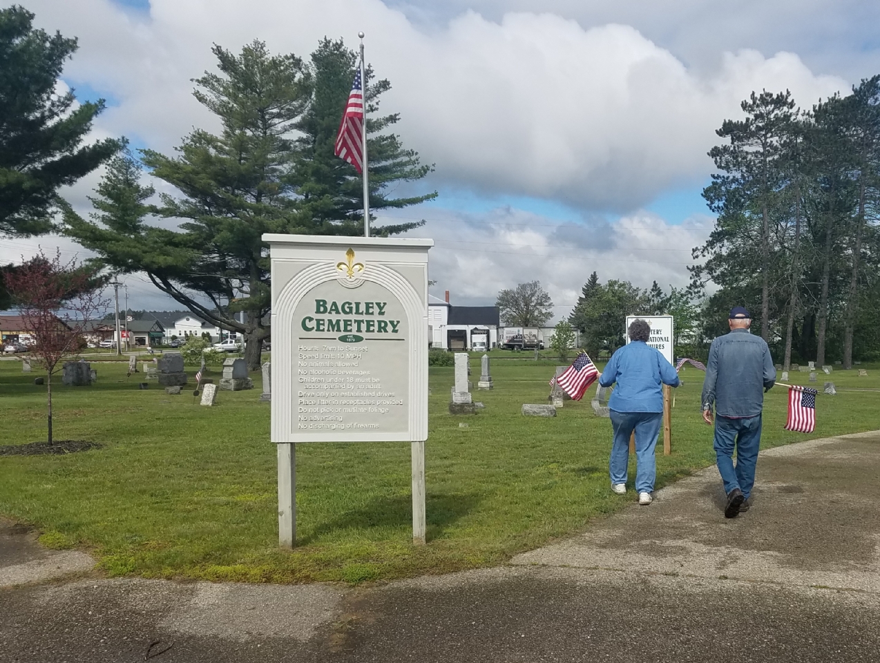 Bagley Cemetery filled by Jim and Polly 2017